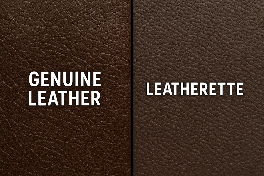 koženka vs pravá kůže