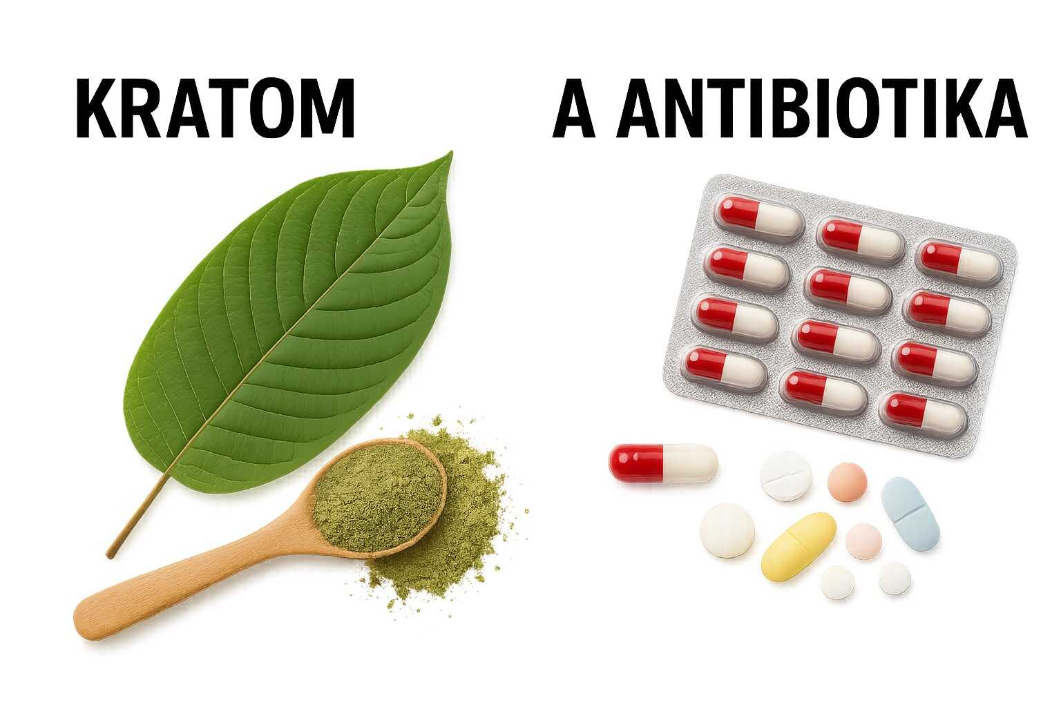 kratom a antibiotika