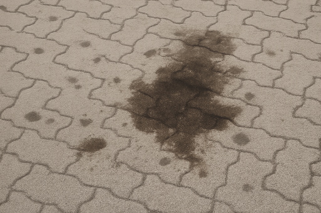 skvrna na zámecké dlažbě