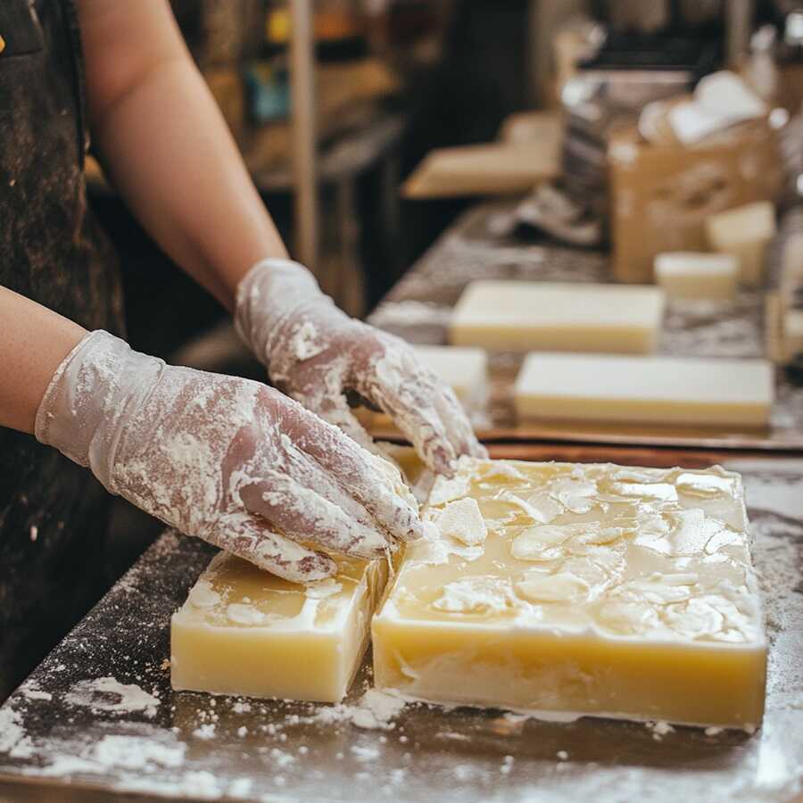 výroba domácího mýdla 1